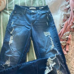 GUESS 1981 Highrise skinny ripped jeans Size 24 (0)